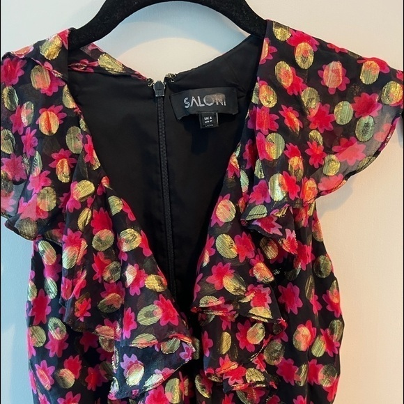 SALONI Printed Anita Dress - Picture 4 of 16